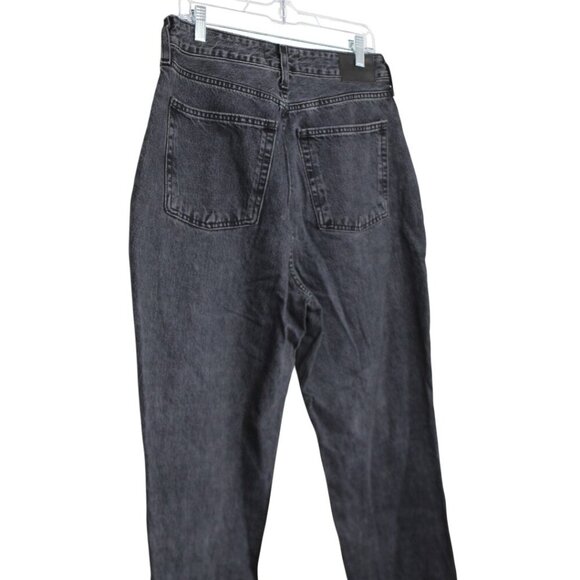 Everlane The Curvy 90's Cheeky Straight Ankle Jean Washed Black Button Fly Sz 33 - Picture 5 of 12